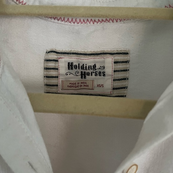 Anthropologie Long Sleeve Button Up Shirt - Picture 4 of 4